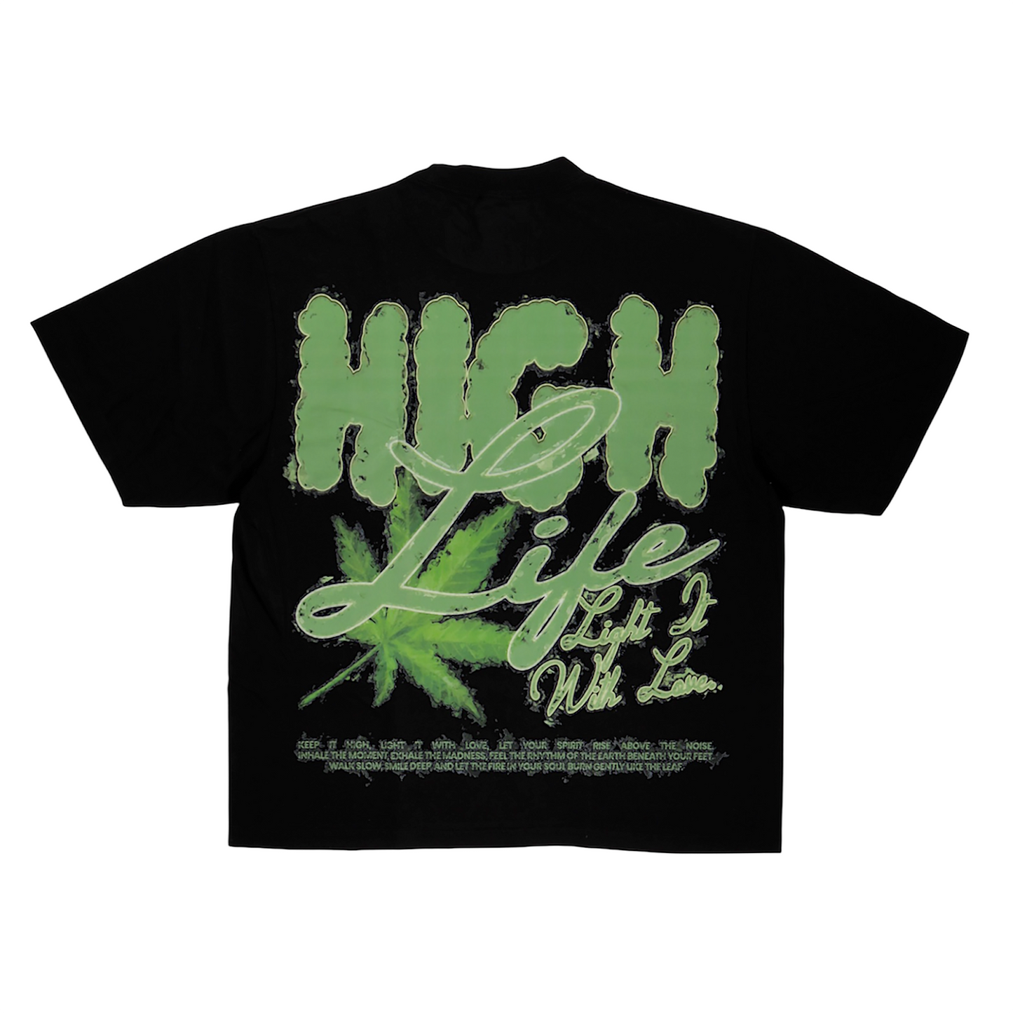 HIGH LIFE BLACK T-SHIRT