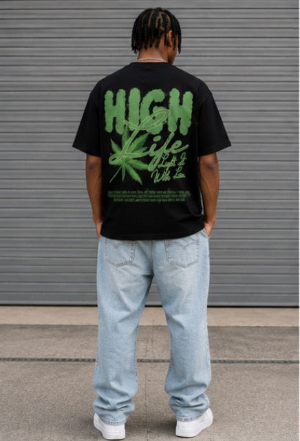 HIGH LIFE BLACK T-SHIRT